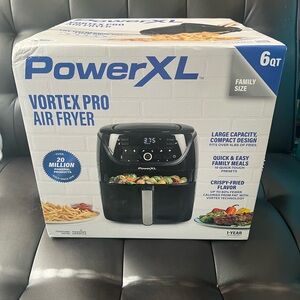 NIB PowerXL Vortex Pro Air Fryer 6QT